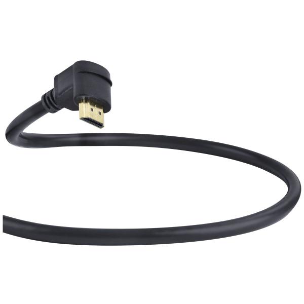 Imagem de Cabo HDMI 2.0 4K ULTRA HD 3D Conexao ETHERNET com 01 Conector 90O 2 Metros - H2090-2