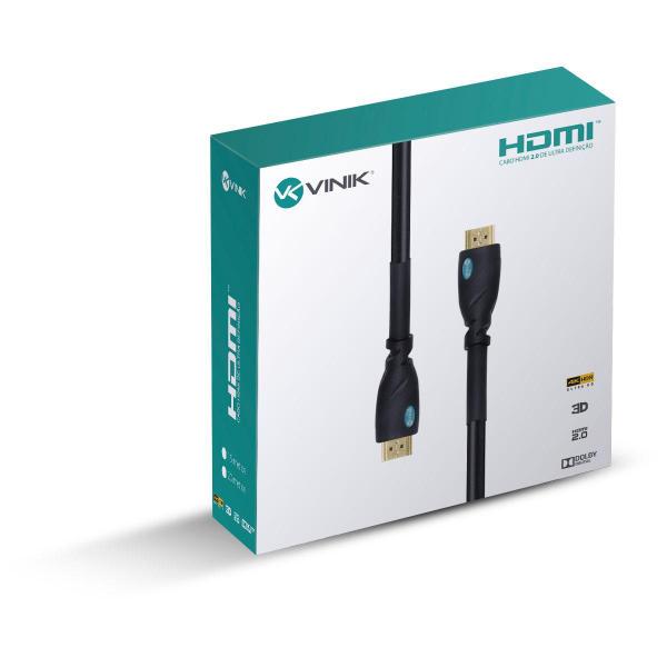 Imagem de Cabo Hdmi 2.0 4K Ultra Hd 3D Conexao Ethernet Com Filtro 15