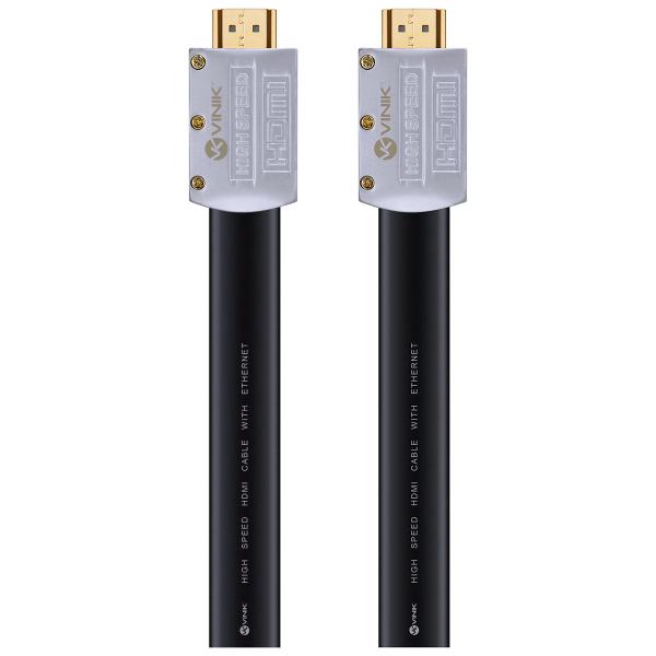 Imagem de Cabo HDMI 2.0 4K ULTRA HD 3D Conexao ETHERNET FLAT com Conector Desmontavel 10 Metros - H20FL-10