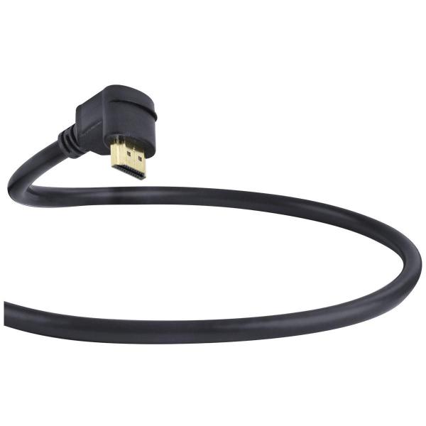 Imagem de Cabo Hdmi 2.0 4K Ultra Hd 3D Ethernet Conector 90º 2 M