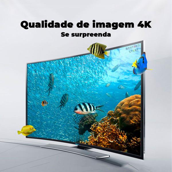 Imagem de Cabo HDMI 2.0 Blindado 270 L 1080 3D 4K Tv 5 Metros Vention