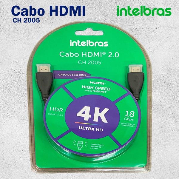 Imagem de Cabo hdmi 2.0 de 5,0m ch 2005