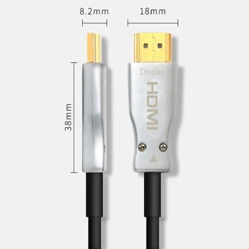 Imagem de Cabo Hdmi 2.0 De Fibra Óptica 4K 60Hz Com 10 Metros