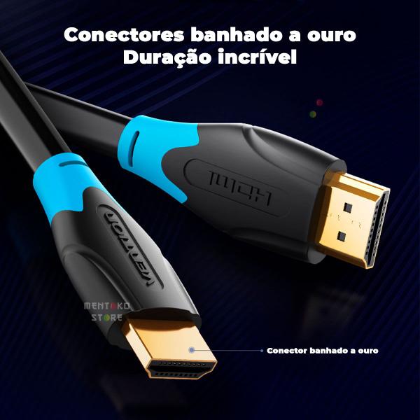 Imagem de Cabo HDMI 2.0 Premium Fullhd 4K Tv DVD Home 1m Vention