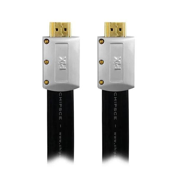 Cabo HDMI 2.0 UHD 4K - 5 Metros Flat Desmontável - PIX Imagem de Cabo HDMI 2.0 UHD 4K - 5 Metros Flat Desmontável