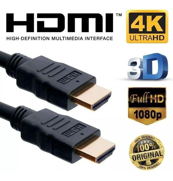 Imagem de Cabo Hdmi 2.0 Ultra Hd 4k 30 Awg 3d Gold 5 Metros - Mxt