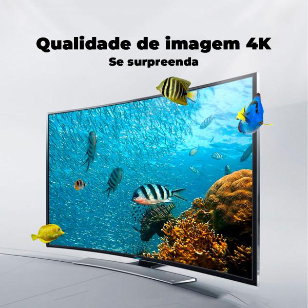 Imagem de Cabo HDMI 2.0 Vention Blindado 4K 60Hz 3D 270 3 Metros