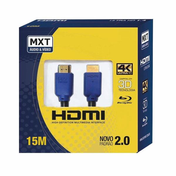 Imagem de Cabo Hdmi 2.0v 4k Com Filtro - 15 Metros