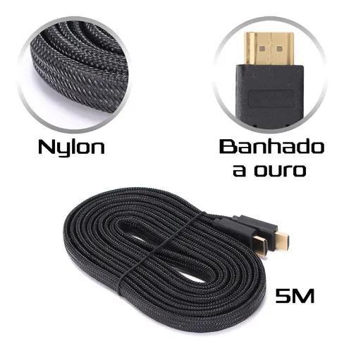 Cabo Hdmi 2.1 1,5 Metros 4k 144hz 8k 120hz Ps5 Compatível com Xbox X S Pix - OEM Imagem de Cabo Hdmi 2.1 1,5 Metros 4k 144hz 8k 120hz Ps5 Compatível com Xbox X S Pix