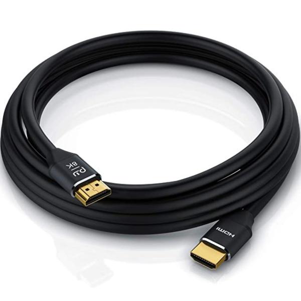 Cabo Hdmi 2.1 3m 8k E 4k 120hz Gold Ultra Hd P Tv Xbox - INBOX MOBILE ACESSORIOS Imagem de Cabo Hdmi 2.1 3m 8k E 4k 120hz Gold Ultra Hd P Tv Xbox