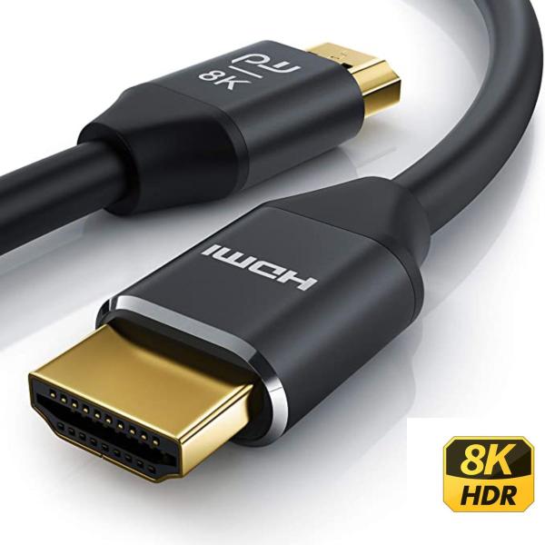 Cabo Hdmi 2.1 3m 8k E 4k 120hz Gold Ultra Hd P Tv Xbox - INBOX MOBILE ACESSORIOS Imagem de Cabo Hdmi 2.1 3m 8k E 4k 120hz Gold Ultra Hd P Tv Xbox