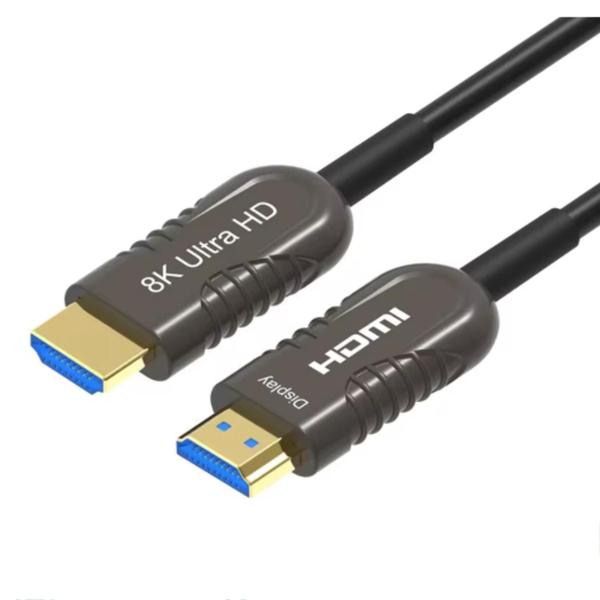 Imagem de Cabo Hdmi 2.1 8K 120Hz,Fibra Óptica - 40Mts - 40 Metros