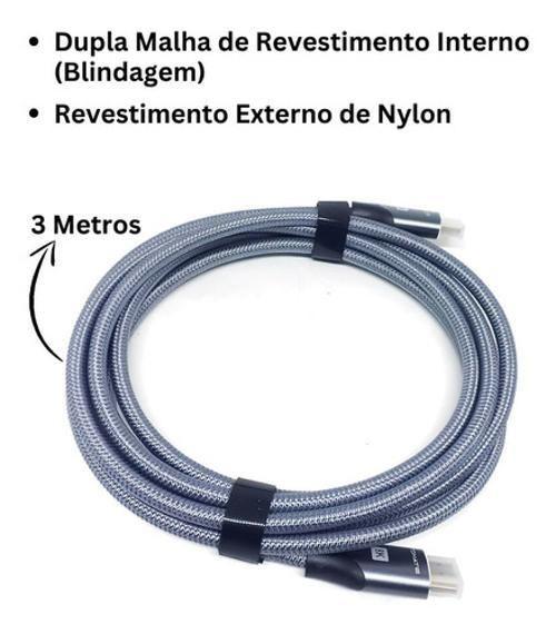 Imagem de Cabo Hdmi 2.1 8K Alta Velocidade 1,5M Projetor Video-Games