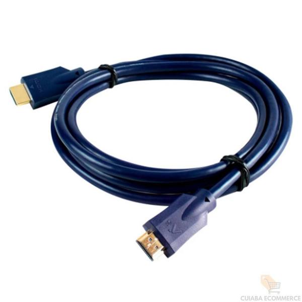 Imagem de Cabo Hdmi 2.1: 8K Real, 19 Pinos, 2M Banhado Ouro