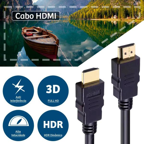 Imagem de Cabo Hdmi 2.1 Compativel Ps5 Xbox Alta Resolução 3 Metros 8k