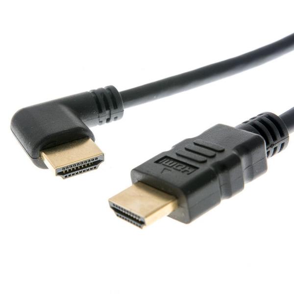 Cabo HDMI 2m 2.0 4K 19 Pinos 90 Graus HDR Pix Imagem de Cabo HDMI 2m 2.0 4K 19 Pinos 90 Graus HDR Pix