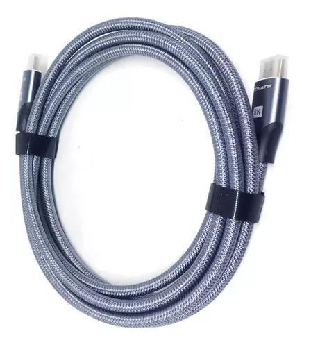 Cabo Hdmi 3 8K 3d Full Hd 1080 3 Metros Kap - Tomate Imagem de Cabo Hdmi 3 8K 3d Full Hd 1080 3 Metros Kap