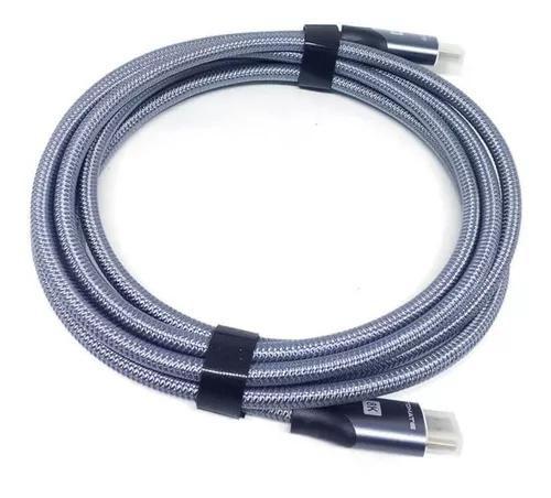 Cabo Hdmi 3 8K 3d Full Hd 1080 3 Metros Kap - Tomate Imagem de Cabo Hdmi 3 8K 3d Full Hd 1080 3 Metros Kap