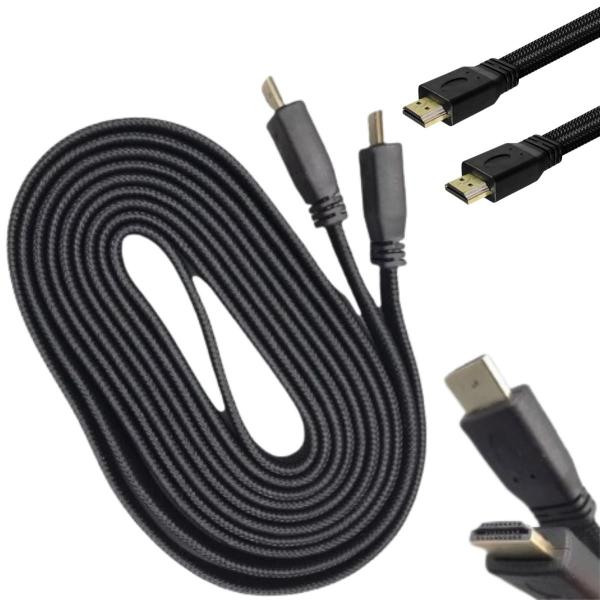 Imagem de Cabo Hdmi 3m 2.0 19 Pinos Ethernet 3 Metros 4k Ultra Hd 3d