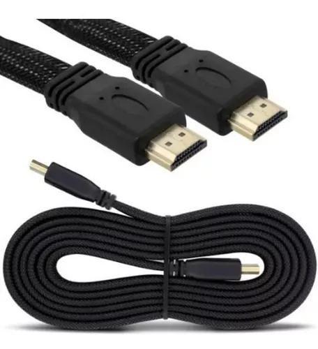 Imagem de Cabo Hdmi 3m Metros Gold 4k Full Hd 3d Blindado Pc Tv Game