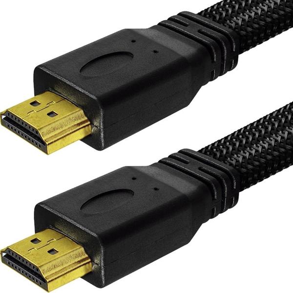 Imagem de Cabo Hdmi 4k 2.0 3d Hd Ethernet Flat 1,8 metros