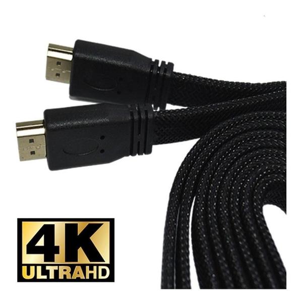 Imagem de Cabo Hdmi 4K Full Hd A Blindado 3.0 3 Metros Alta Qualidade