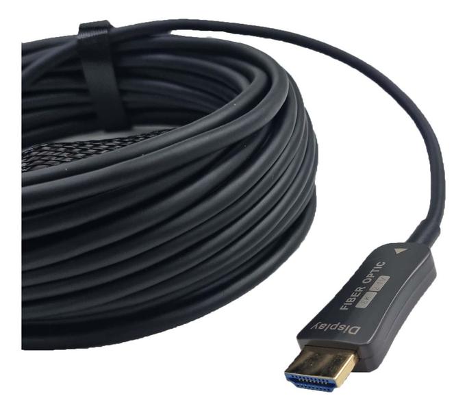 Cabo HDMI 8K 120Hz 10m Fibra Ótica 2.1 Ultra HD Videogame - Lotus Imagem de Cabo HDMI 8K 120Hz 10m Fibra Ótica 2.1 Ultra HD Videogame
