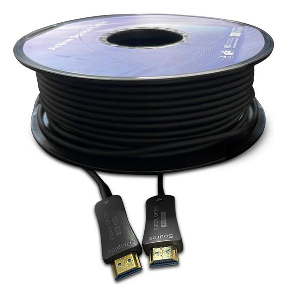Cabo HDMI 8K 120Hz 10m Fibra Ótica 2.1 Ultra HD Videogame - Lotus Imagem de Cabo HDMI 8K 120Hz 10m Fibra Ótica 2.1 Ultra HD Videogame