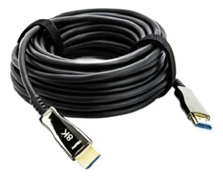 Cabo HDMI 8K 120Hz 10m Fibra Ótica 2.1 Ultra HD Videogame - Lotus Imagem de Cabo HDMI 8K 120Hz 10m Fibra Ótica 2.1 Ultra HD Videogame