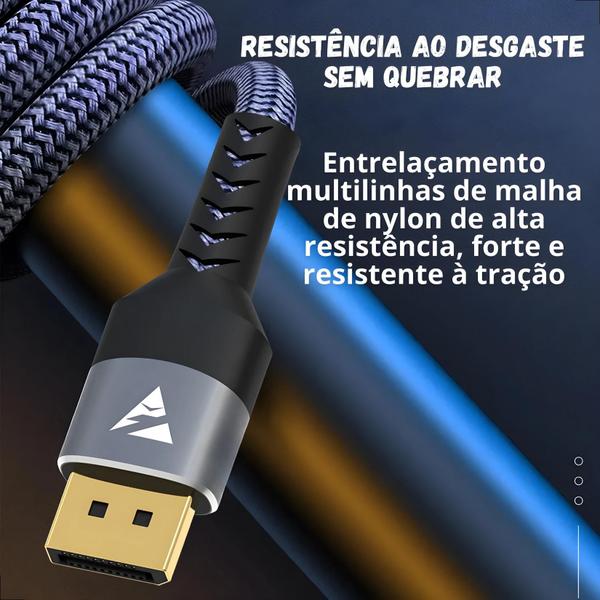 Imagem de Cabo HDMI 8K 2.1 3m Ultra HD HDR Ultra Alta Velocidade Tomate/MHD-8003