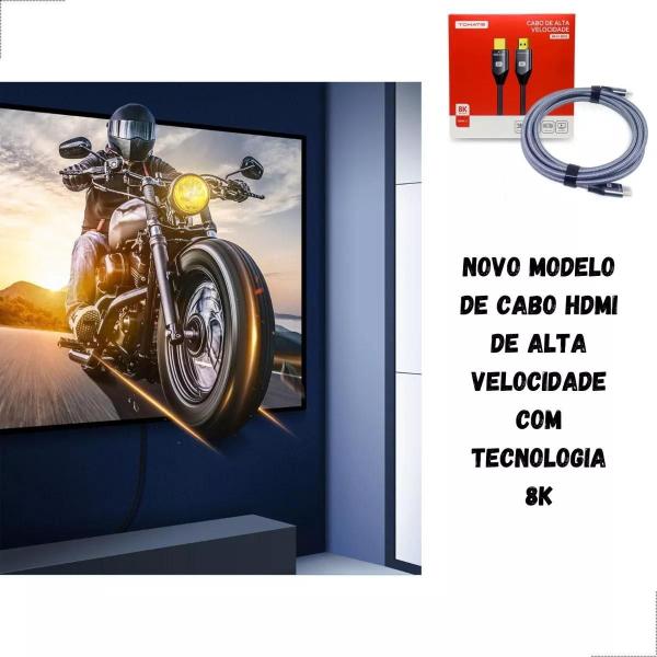 Cabo Hdmi 8k Ultra Hd 3d MHD-8001 - Tomate Imagem de Cabo Hdmi 8k Ultra Hd 3d MHD-8001