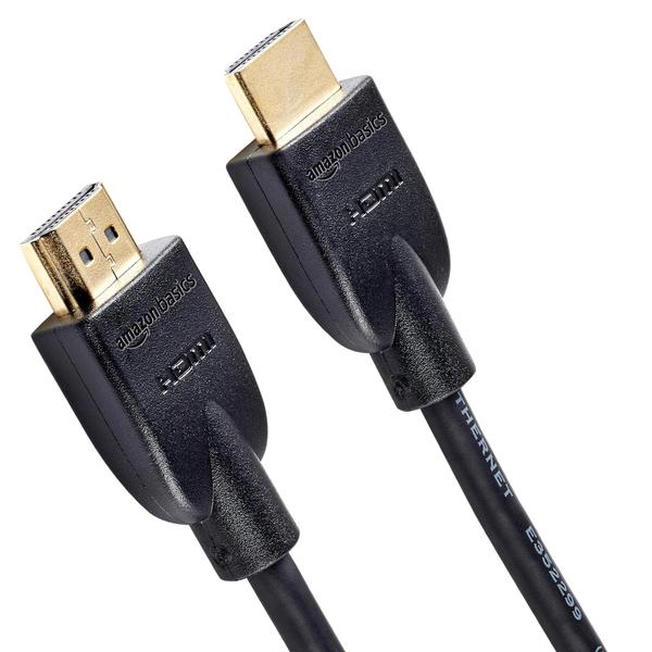 Imagem de Cabo HDMI Amazon Basics de alta velocidade 4K Ultra HD 2.0 3m preto