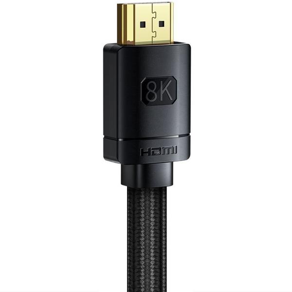 Imagem de Cabo HDMI Baseus 2.1 8K 60 HZ / 4K 120 HZ - Preto 5 Metros (WKGQ040201)