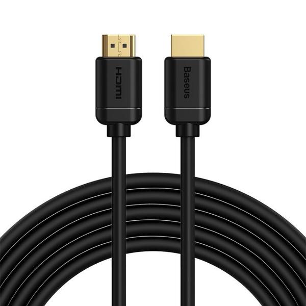 Cabo HDMI Baseus CAKGQ-D01 2.0 4K - Black 5 Metros Imagem de Cabo HDMI Baseus CAKGQ-D01 2.0 4K - Black 5 Metros