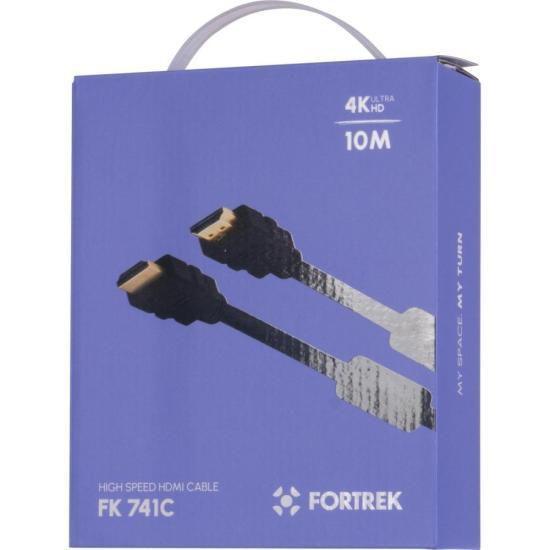 Imagem de Cabo HDMI Com Filtro 2.0 4K 10 metros HD2010 Fortrek FK 741C F002