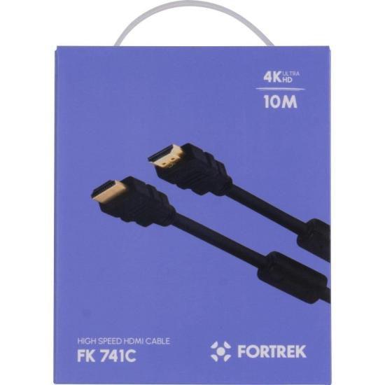 Imagem de Cabo HDMI Com Filtro 2.0 4K 10 metros HD2010 Fortrek FK 741C F002