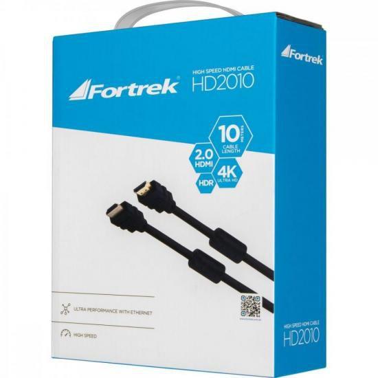 Imagem de Cabo HDMI Com Filtro 2.0 4K 10 metros HD2010 Fortrek