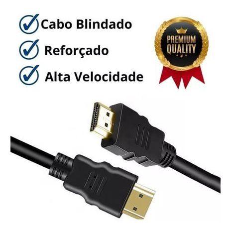 Imagem de Cabo HDMI Gold 5m Metros Ultra HD Full HD 4k 3D Blindado TV