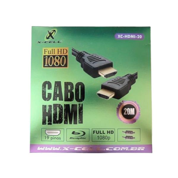 Imagem de Cabo HDMI Macho x HDMI Macho Comprimento 20m XC-HDMI-20