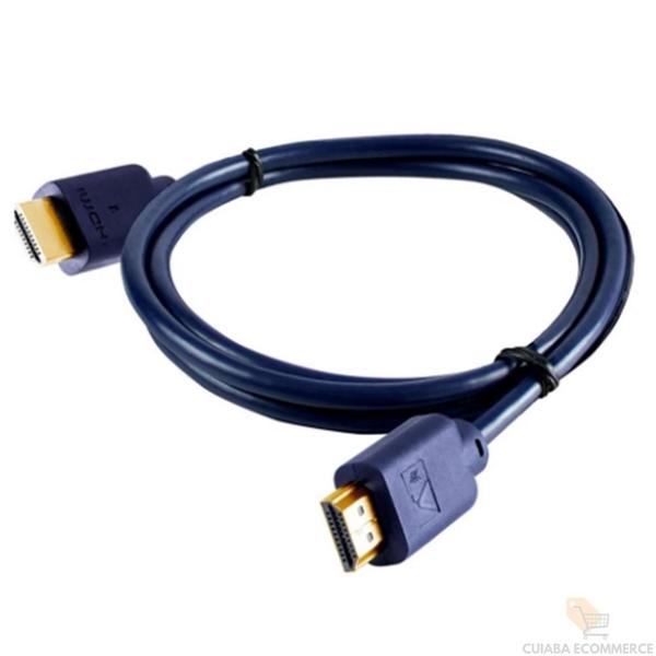 Imagem de Cabo Hdmi Macho X Macho 2.0 4K 19 Pinos Ultra Hd 1,0 Metros