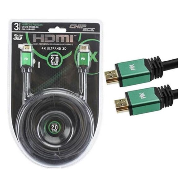 Imagem de Cabo Hdmi Macho X Macho 3 Metros Para Tv