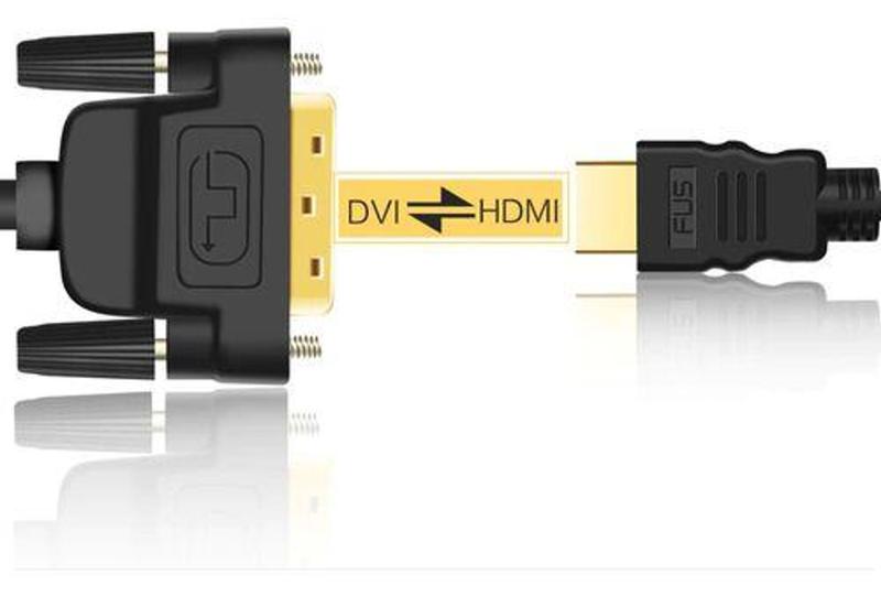 Imagem de Cabo Hdmi Para Dvi 4k 24+1 Full Hd 1080p Banhado 1,5 Metros - Tomate