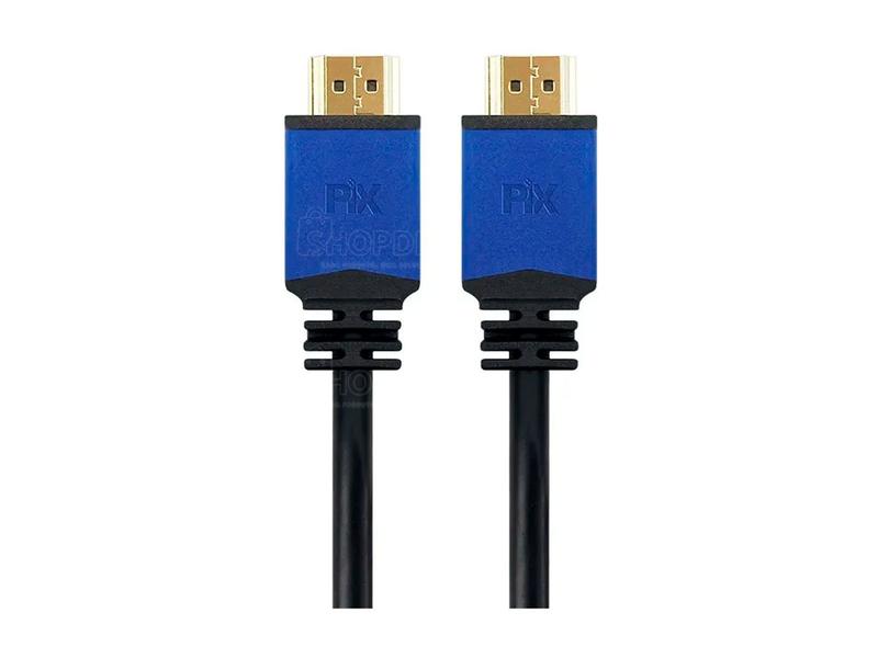 Cabo HDMI Para HDMI 1,5 Metros Premium Super Ultra FULL HD 2.1 8K HDR ARC 19P - PIX Imagem de Cabo HDMI Para HDMI 1,5 Metros Premium Super Ultra FULL HD 2.1 8K HDR ARC 19P