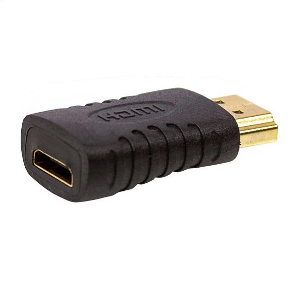Cabo HDMI para Mini HDMI + Adaptador - 2 Metros - CIRILO CABOS Imagem de Cabo HDMI para Mini HDMI + Adaptador - 2 Metros