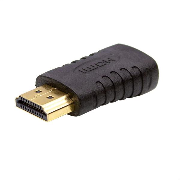 Cabo HDMI para Mini HDMI + Adaptador - 2 Metros - CIRILO CABOS Imagem de Cabo HDMI para Mini HDMI + Adaptador - 2 Metros