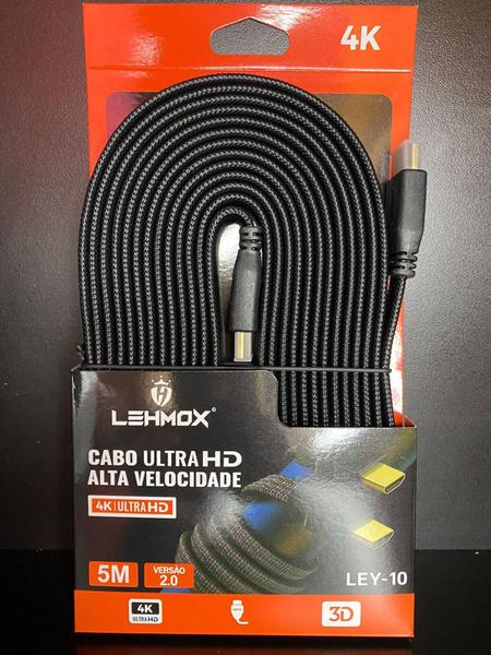 Imagem de Cabo Hdmi Ultra HD 5 Metros-Lehmox