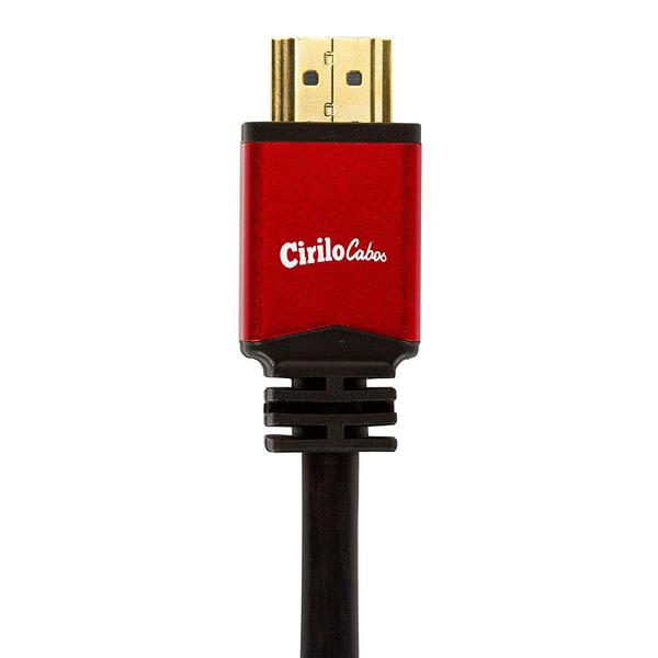 Cabo HDMI Versão 2.0, 19 Pinos, 4K, Ultra HD, 3D - 40 Metros - CIRILO CABOS Imagem de Cabo HDMI Versão 2.0, 19 Pinos, 4K, Ultra HD, 3D - 40 Metros