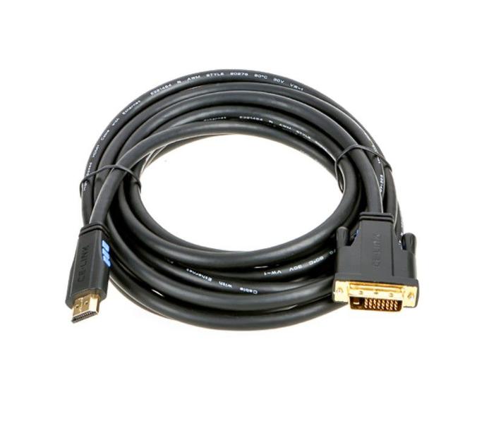 Imagem de Cabo HDMI x DVI 24+1 12 Metros CE-Link 1080p Bi-Direcional