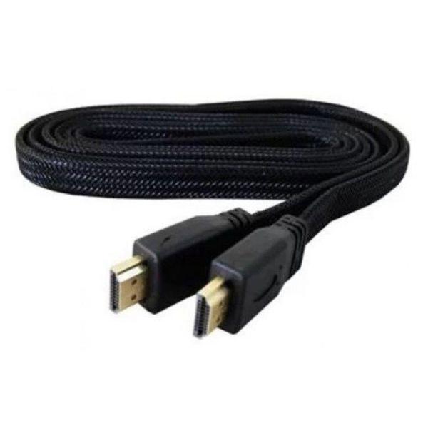 Imagem de Cabo hdmi x hdmi achatado - 2 metros - versao 1.4 - 3d - EXBOM