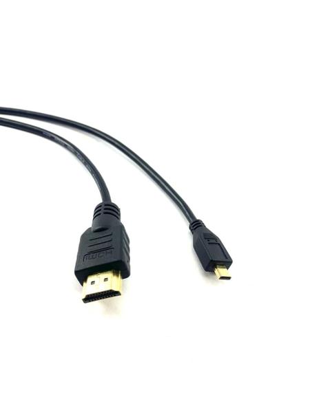 Imagem de Cabo Hdmi x Micro Hdmi 3 metros full hd Camera,Raspberry, tablet e etc